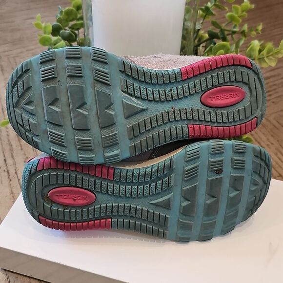 Merrell Sneakers - Gray and Blue Size 1 - Picture 7 of 10